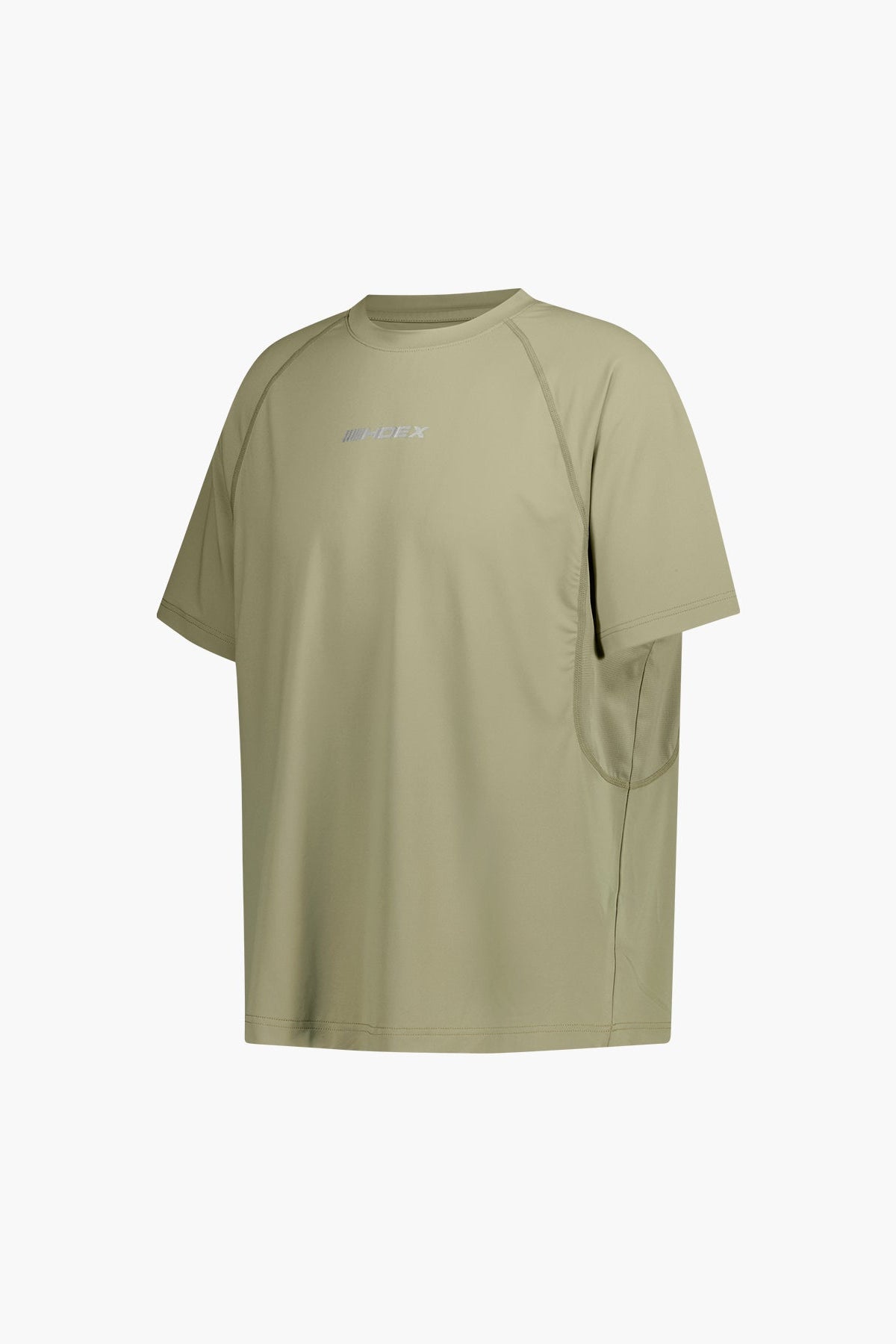HDEX Baju Korea Olahraga Assist Mesh Mix Short Sleeve Desert Pria Fitness