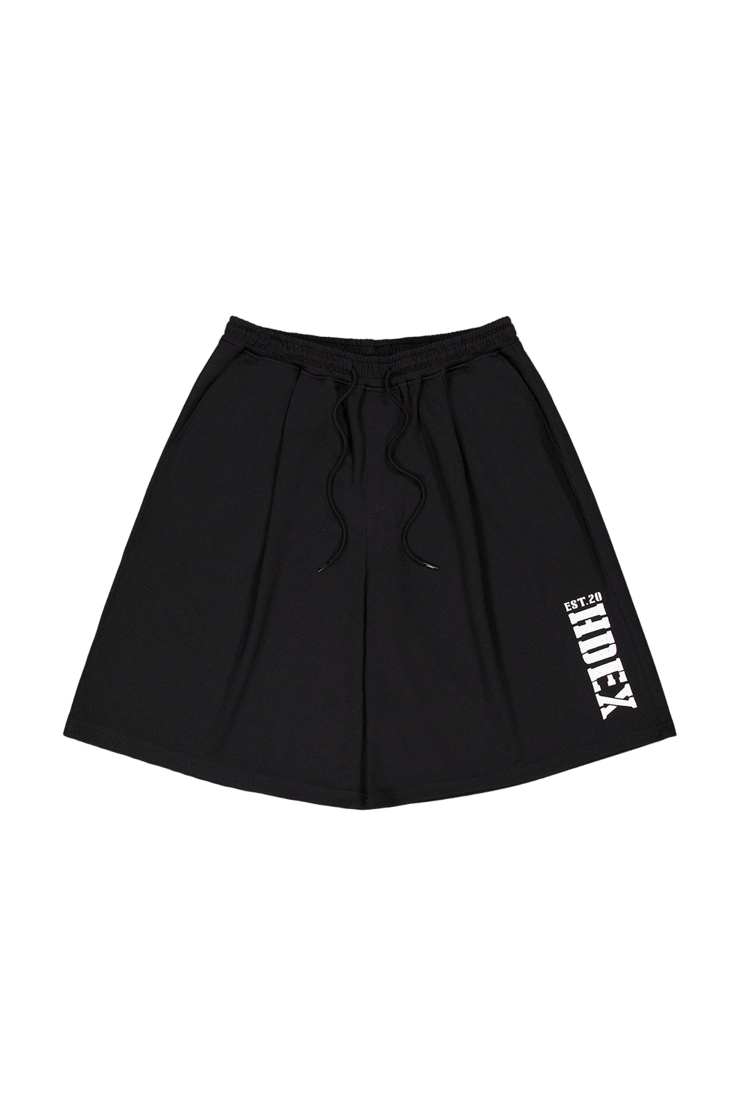HDEX Classic Pintuck Mesh Shorts Charcoal