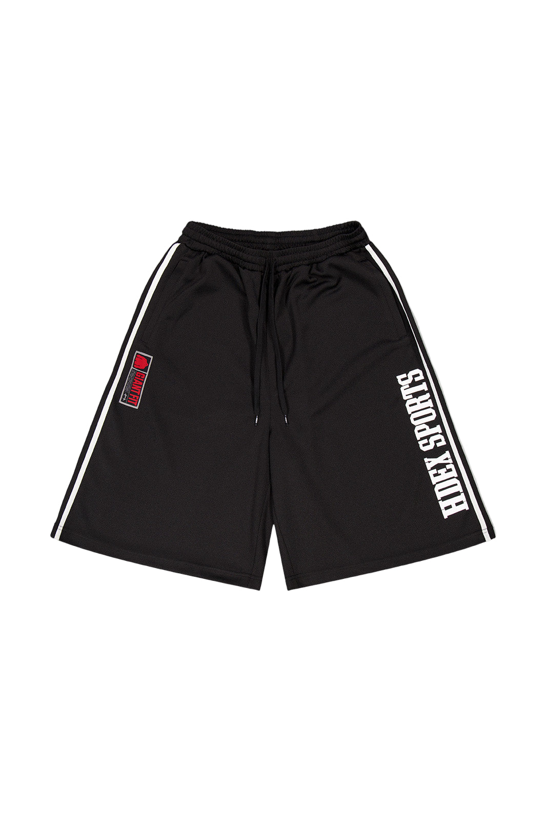 HDEX Giant Fit Mesh Bermuda Shorts Charcoal