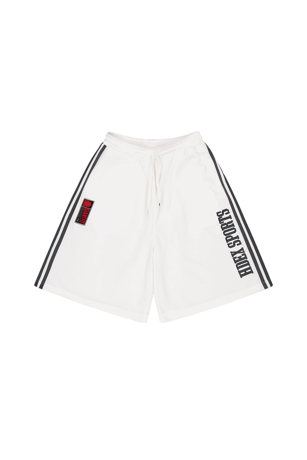 HDEX Giant Fit Mesh Bermuda Shorts Charcoal