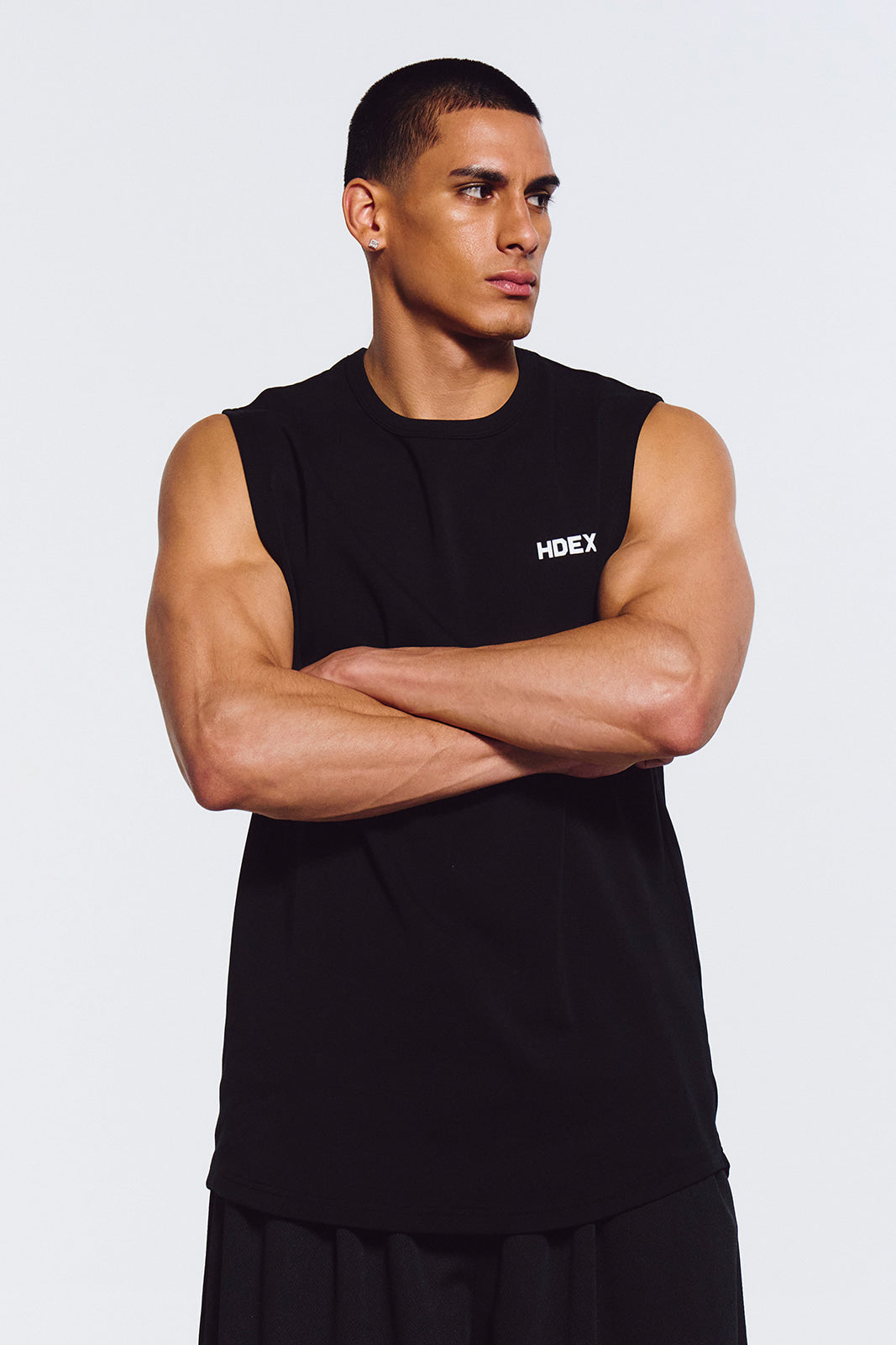 HDEX Main Small Logo Sleeveless Black