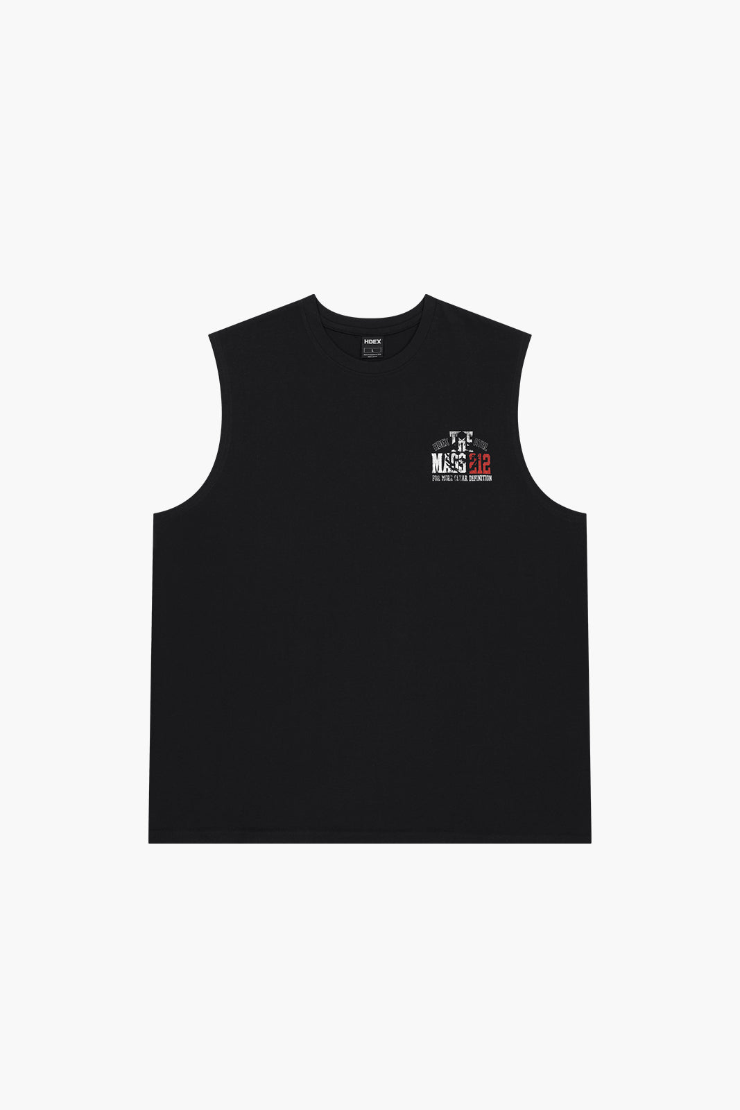 HDEX The Mass 212 Giant Fit Print Sleeveless Black