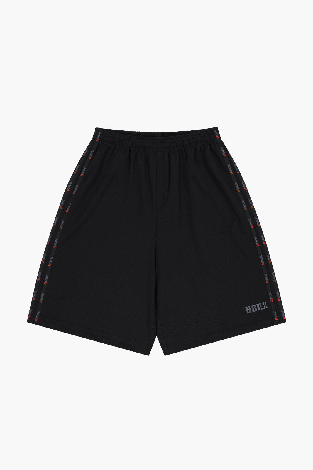 HDEX Celana Korea Olahraga The Mass 212 Tape Mesh Bermuda Shorts Black Pria Fitness