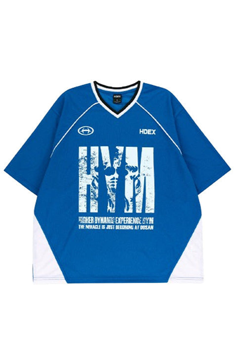 HDEX HYM Performance Mesh Short Sleeve Blue