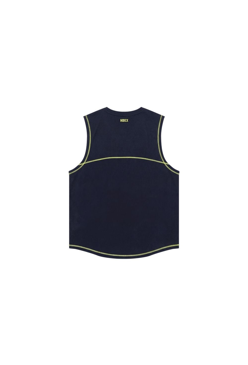 HDEX Baju Korea Olahraga Mega Wide Sleeveless Navy Pria Fitness