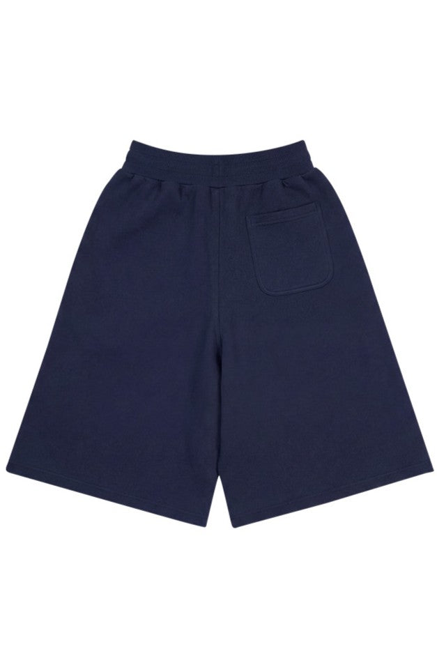 HDEX Celana Korea Olahraga Solid Bermuda Shorts Navy Pria Fitness