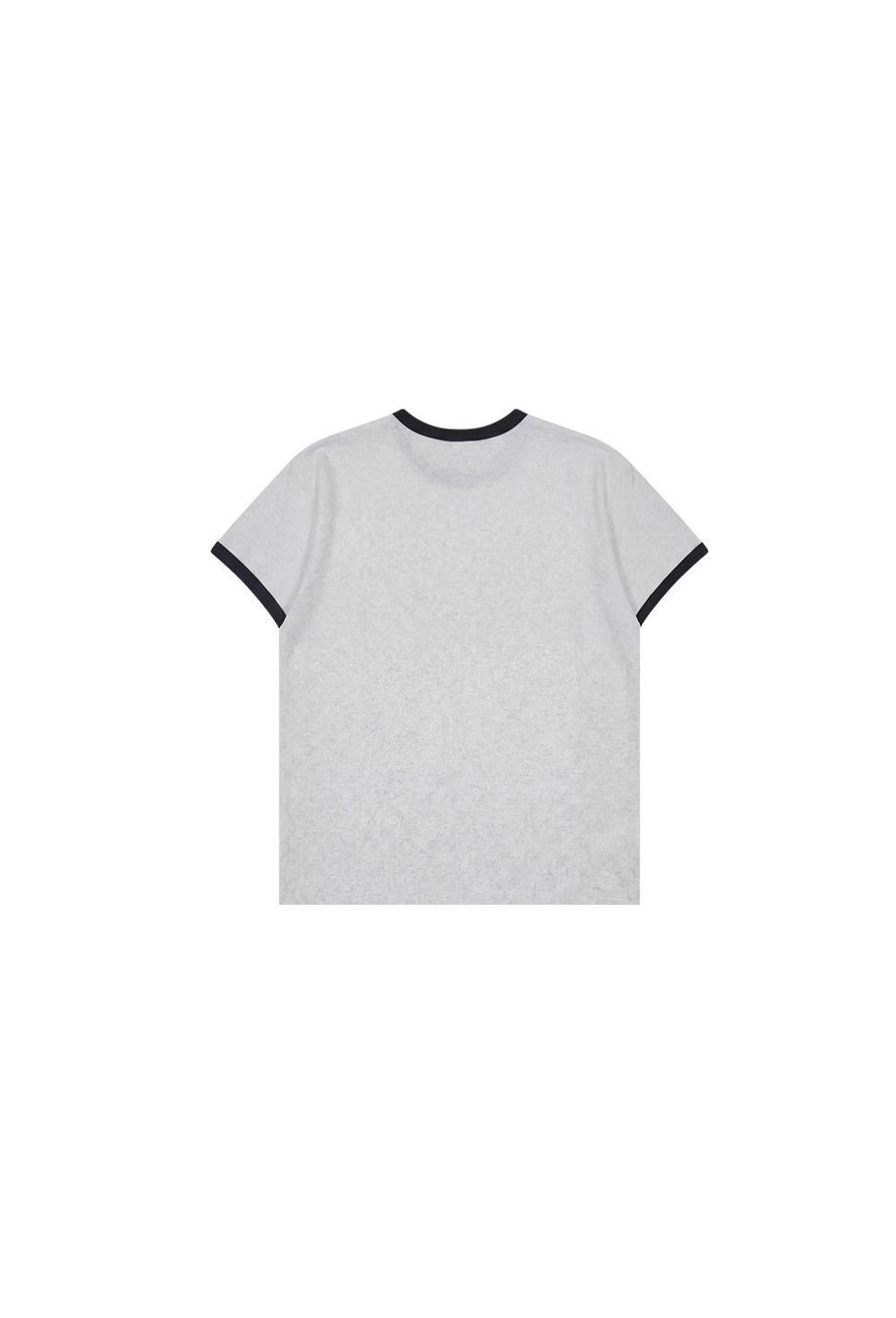 HDEX Baju Korea Olahraga Sporty Ringer Muscle Fit Short Sleeve Melange White Pria Fitness