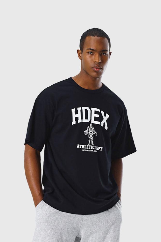 HDEX Compression Over Fit Short Sleeve T-Shirt Black