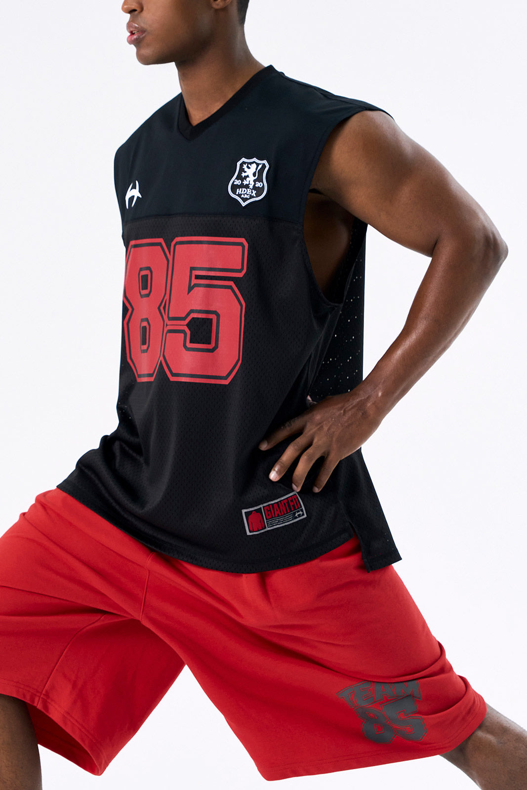 HDEX Mesh Football Sleeveless Black