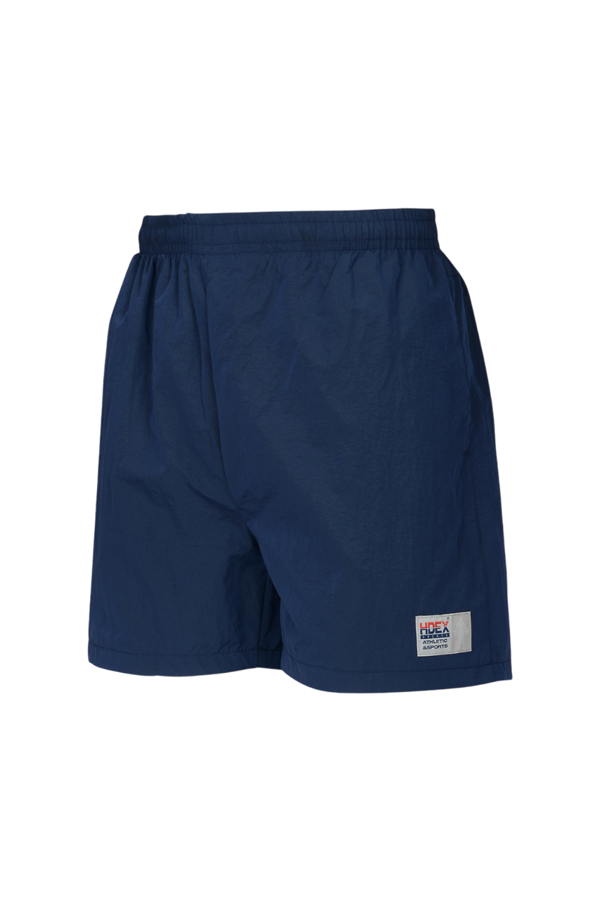 HDEX Metal Nylon Label Track Shorts Black