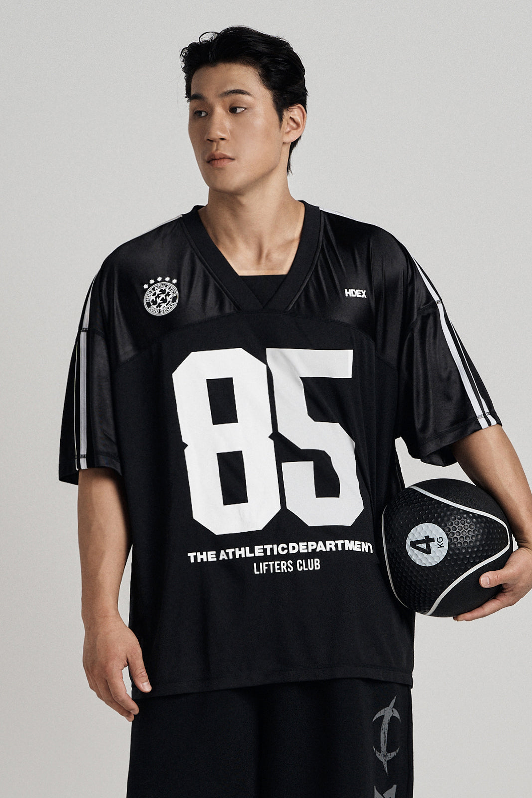 HDEX Mixed Mesh Lifters Short Sleeve Black