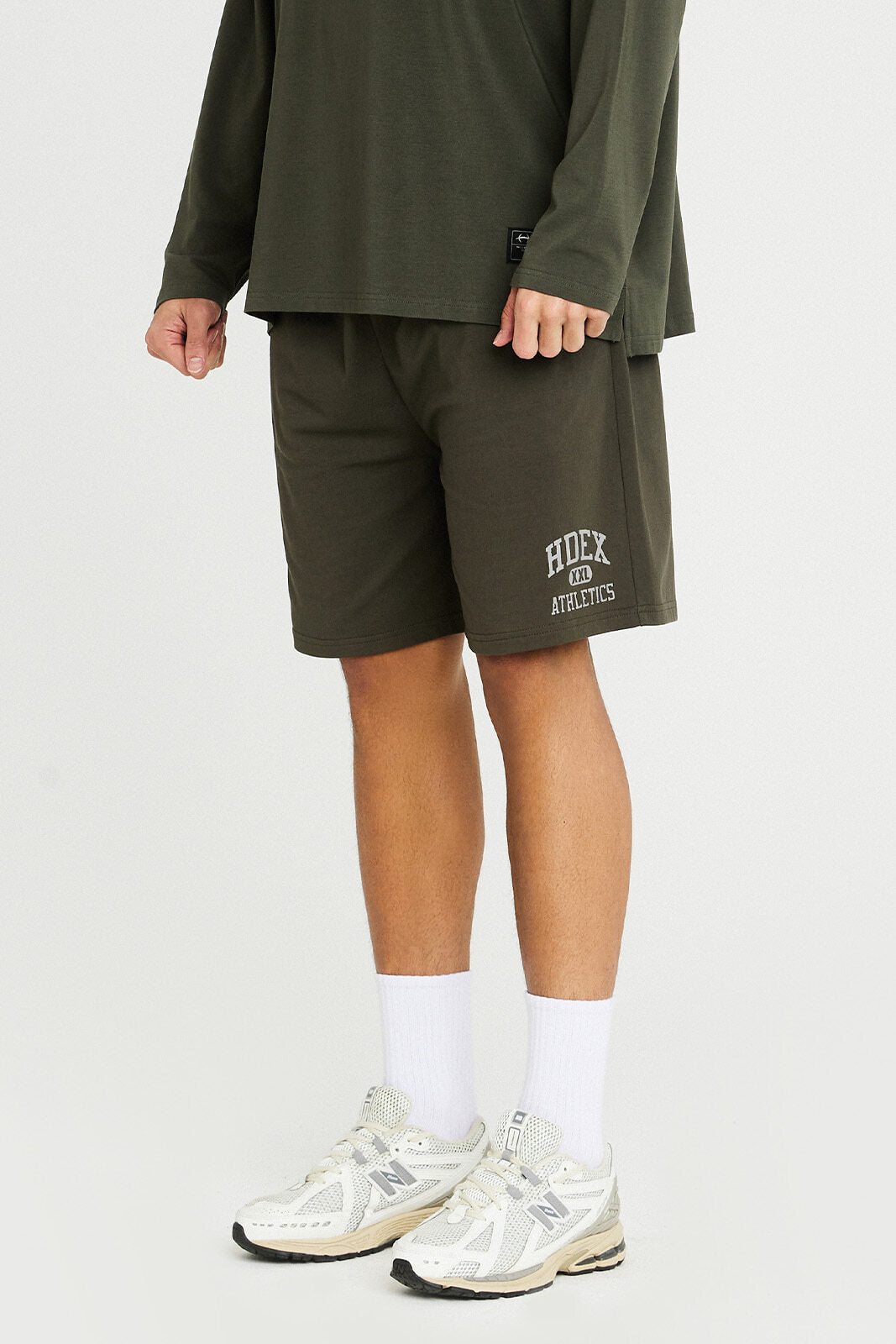 HDEX Varsity Comfortable Shorts Khaki