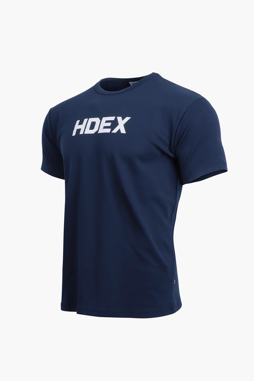 HDEX Main Logo Muscle Fit Sleeve T-Shirt White Navy