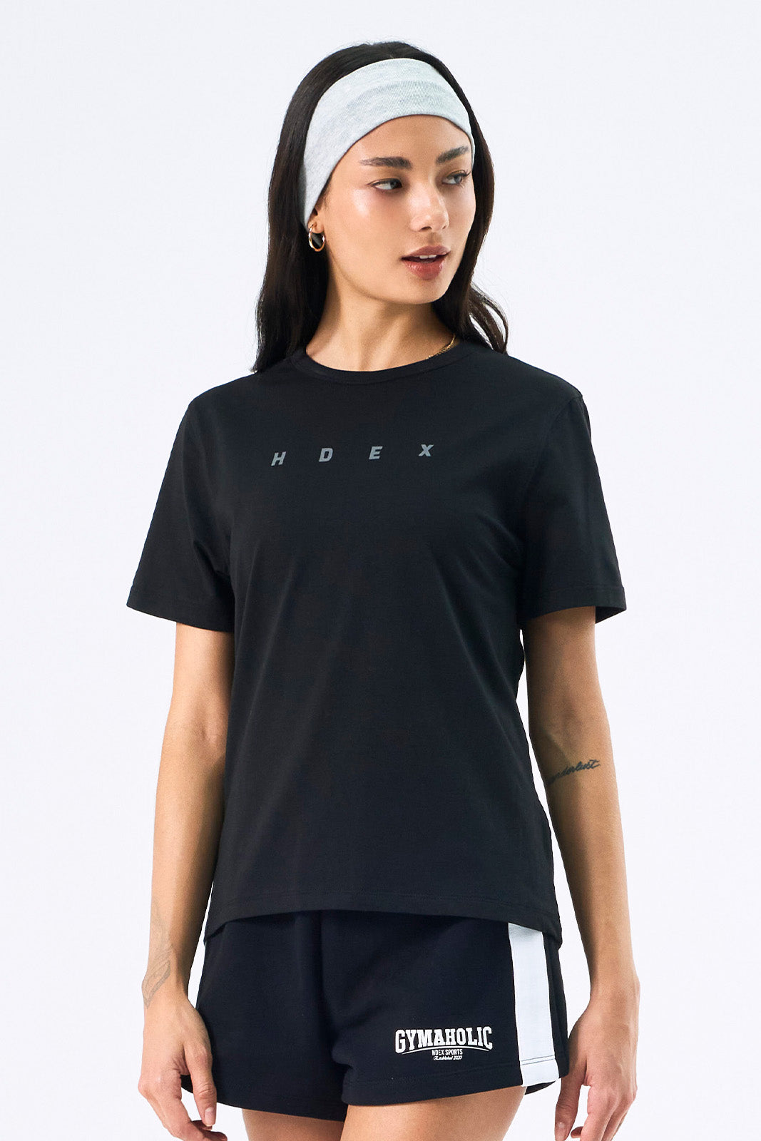 HDEX Womens Mond Standard Fit Short Sleeve Black