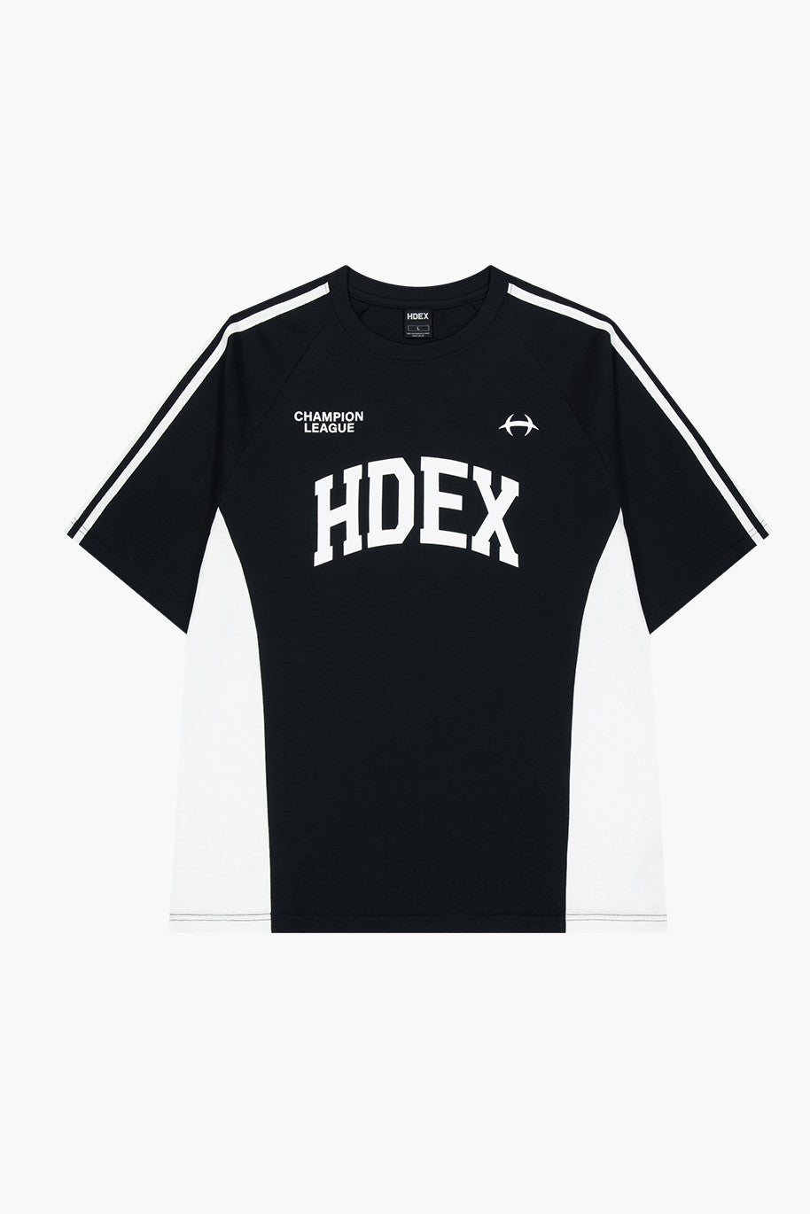 HDEX Side Color Block Short Sleeve Navy