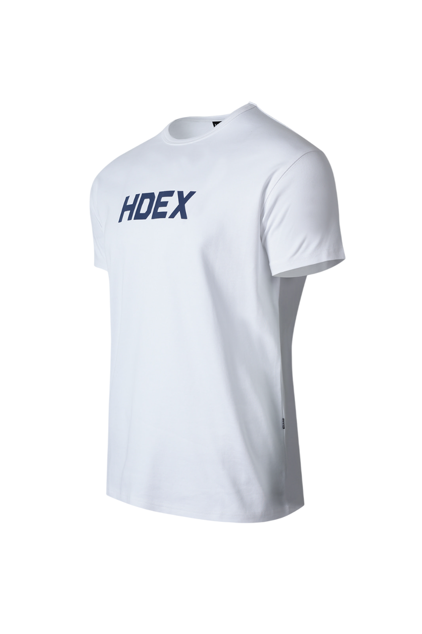 HDEX Main Logo Muscle Fit Sleeve T-Shirt Navy