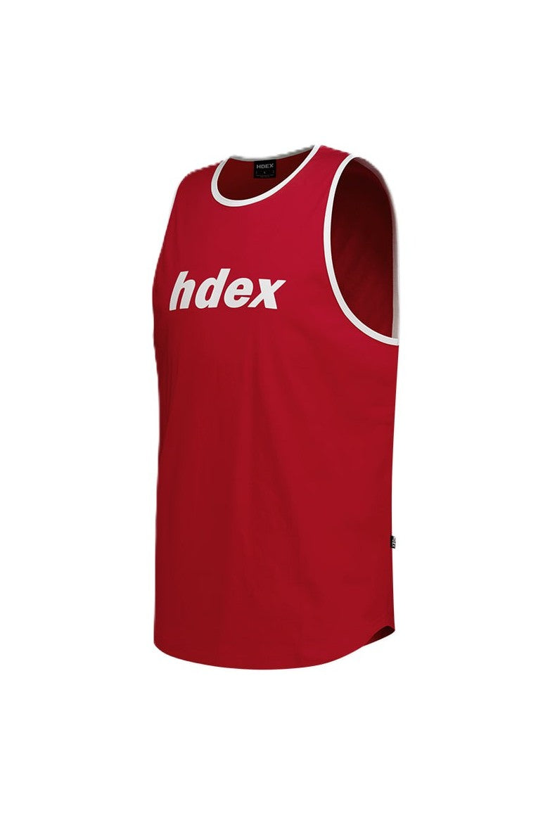 HDEX Classic Logo Contrast Sleeveless White