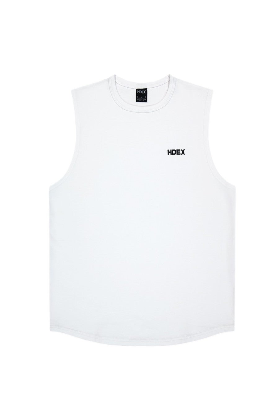 HDEX Main Small Logo Sleeveless White