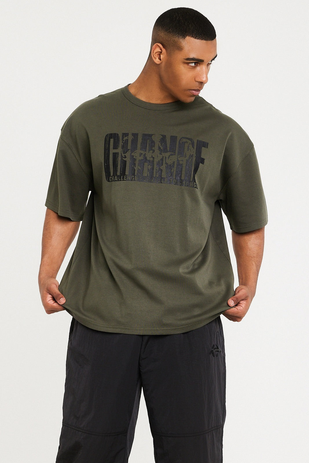HDEX Change Over Fit Short Sleeve Khaki