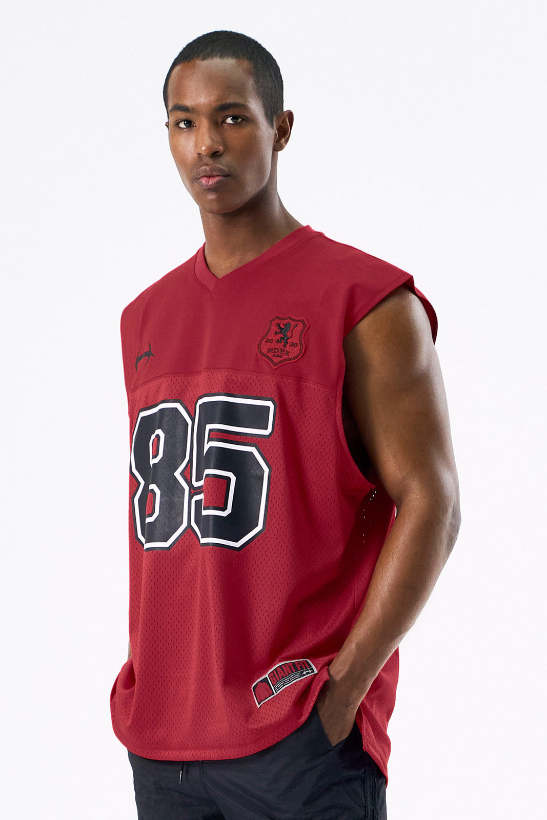 HDEX Mesh Football Sleeveless Red