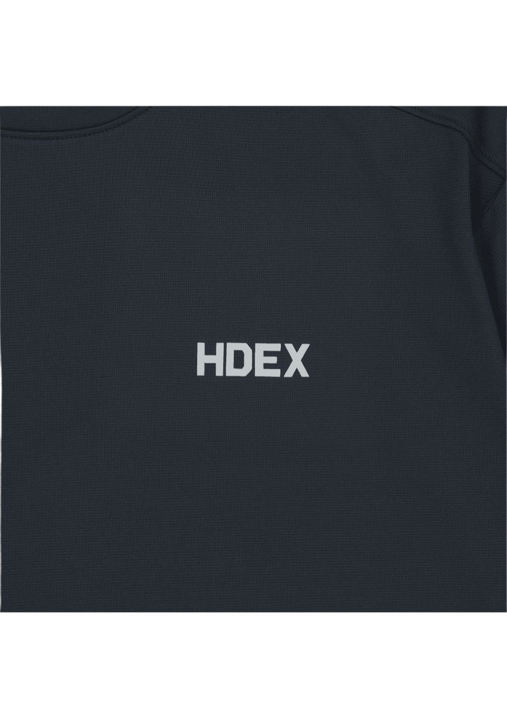 HDEX Baju Korea Olahraga EZ Fresh Short Sleeve Navy Pria Fitness