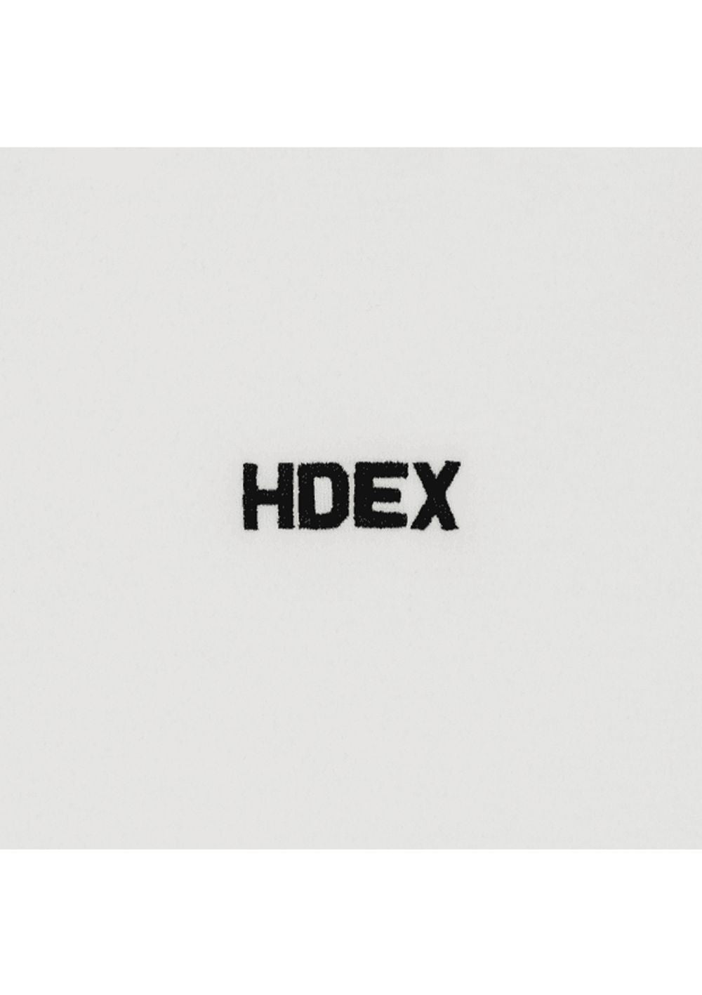 HDEX Baju Korea Olahraga EZ Muscle Fit Pique Short Sleeve White Pria Fitness