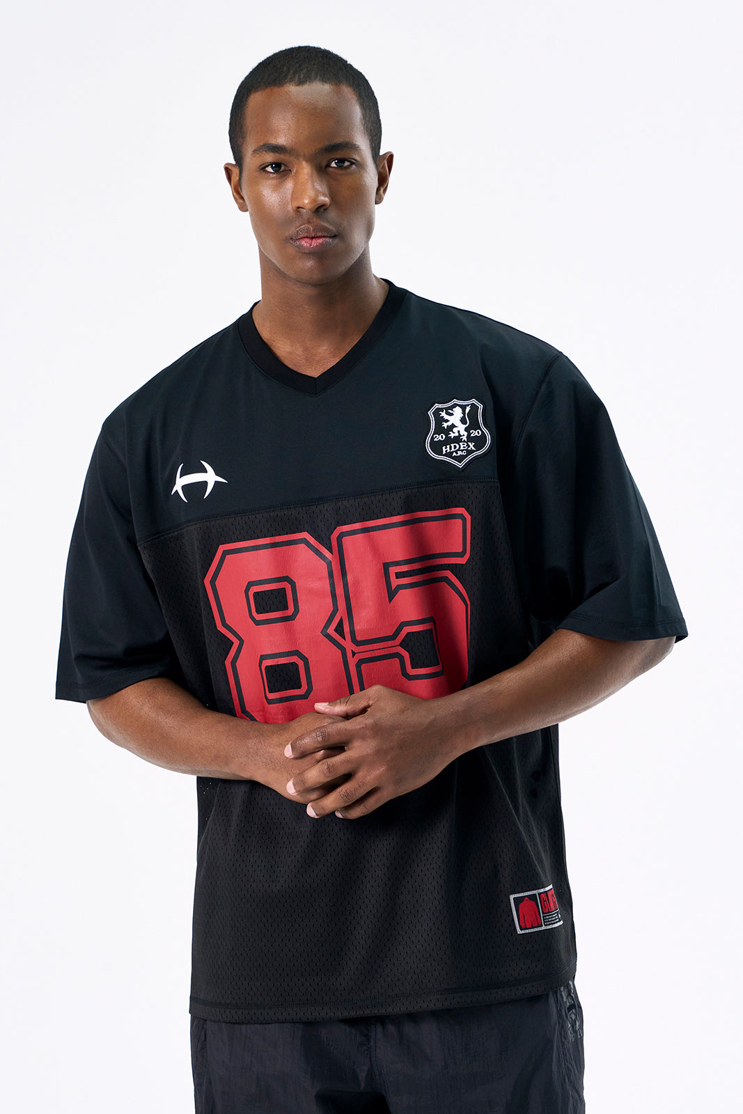 DRIX ■ Rugby Overfit Mesh Jersey Half Sleeve MUSINSA公式 | DRIX Rugby Overfit Mesh Jersey Half Sleeve_Navy