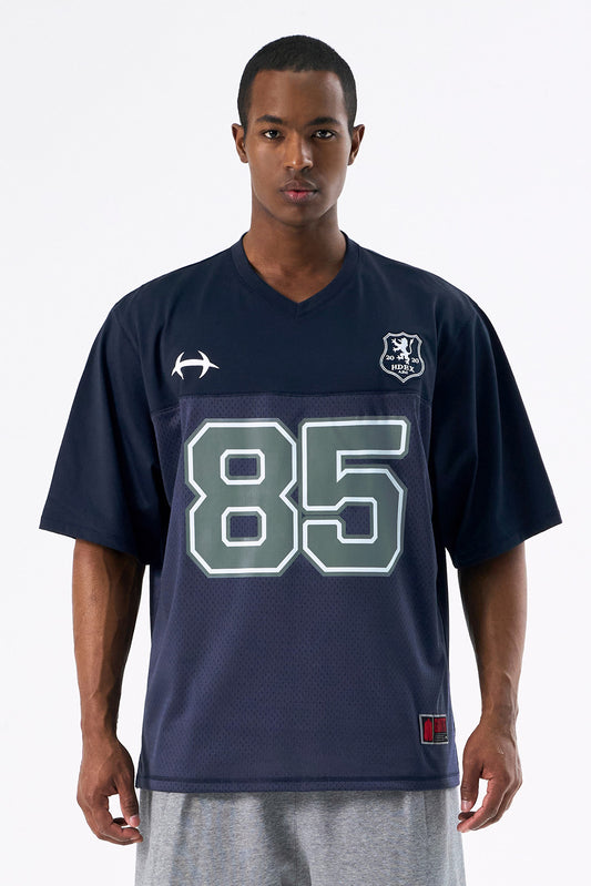 HDEX Rugby Jersey Mesh Short Sleeve Navy