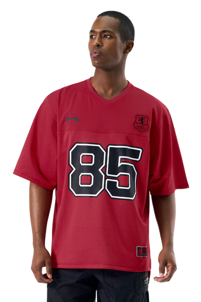 HDEX Rugby Jersey Mesh Short Sleeve Red