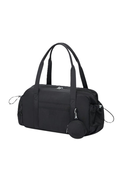 HDEX Glossy Pouch Duffle Bag Black