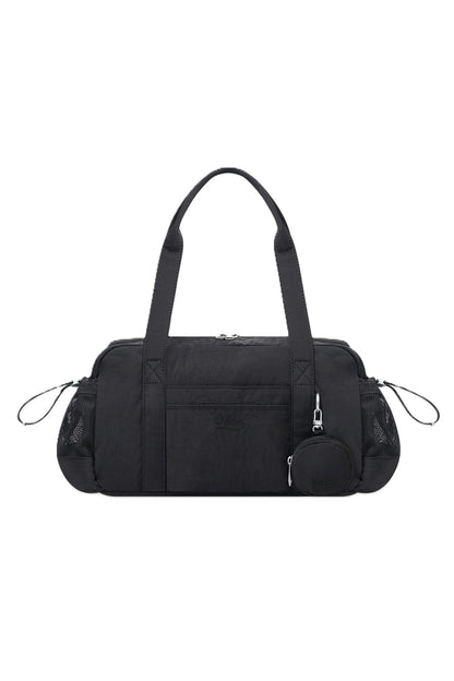 HDEX Glossy Pouch Duffle Bag Black
