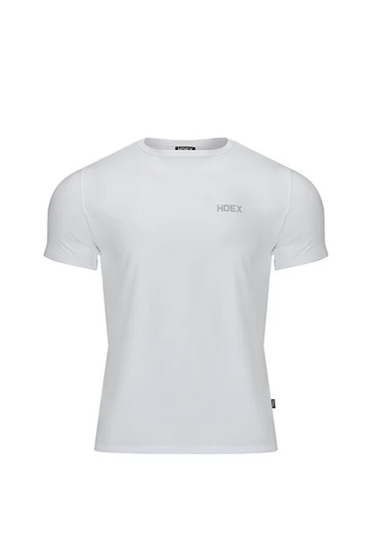 HDEX Main Small Logo Air Muscle Fit Short Sleeve White