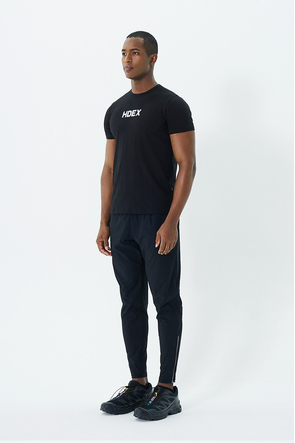 HDEX Main Logo Air Muscle Fit Short Sleeve Black