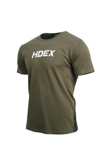 HDEX Main Logo Muscle Fit Sleeve T-Shirt Navy