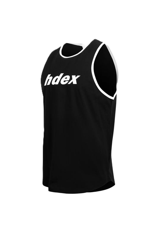 HDEX Classic Logo Contrast Sleeveless Black