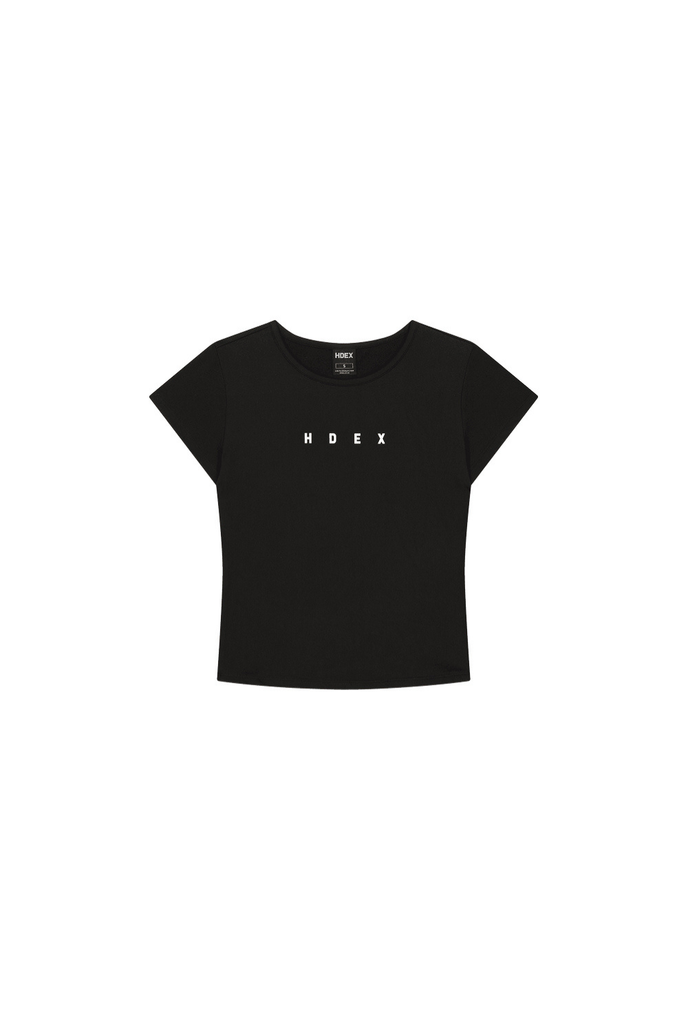 HDEX Baju Korea Olahraga Active Maund Slim Fit Short Sleeve Black Wanita Fitness