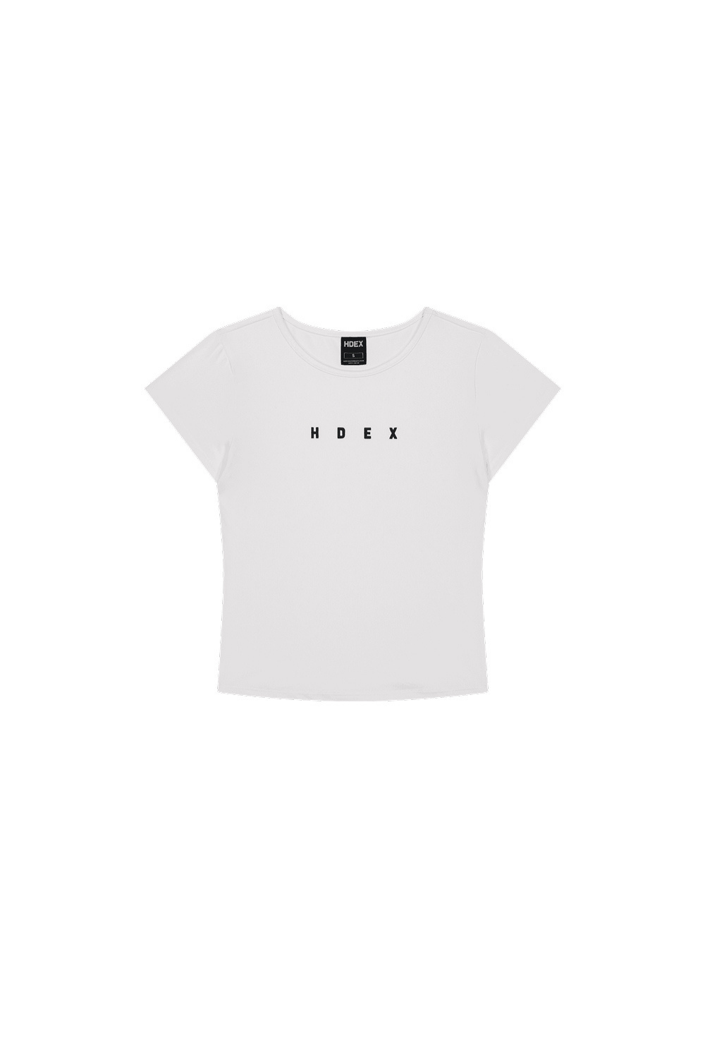 HDEX Baju Korea Olahraga Active Maund Slim Fit Short Sleeve White Wanita Fitness