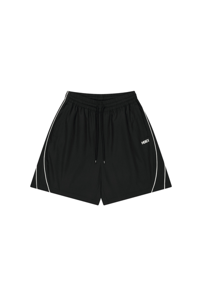 HDEX Celana Korea Olahraga EZ Airly Piping Shorts Black Pria Fitness