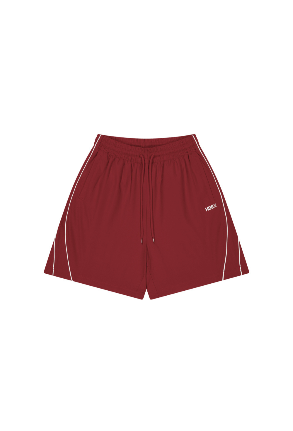 HDEX Celana Korea Olahraga EZ Airly Piping Shorts Red Pria Fitness