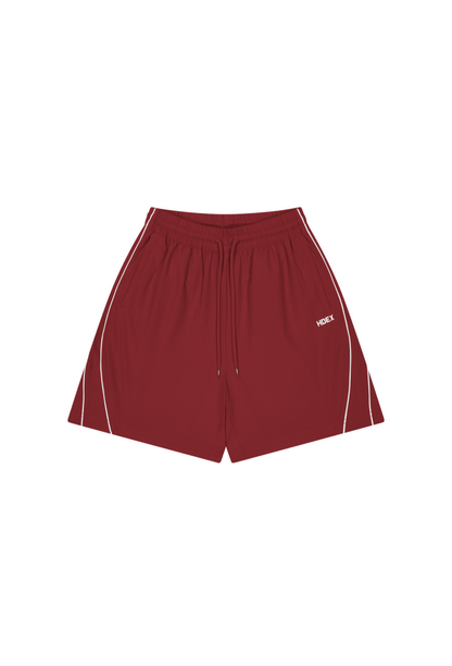 HDEX Celana Korea Olahraga EZ Airly Piping Shorts Red Pria Fitness