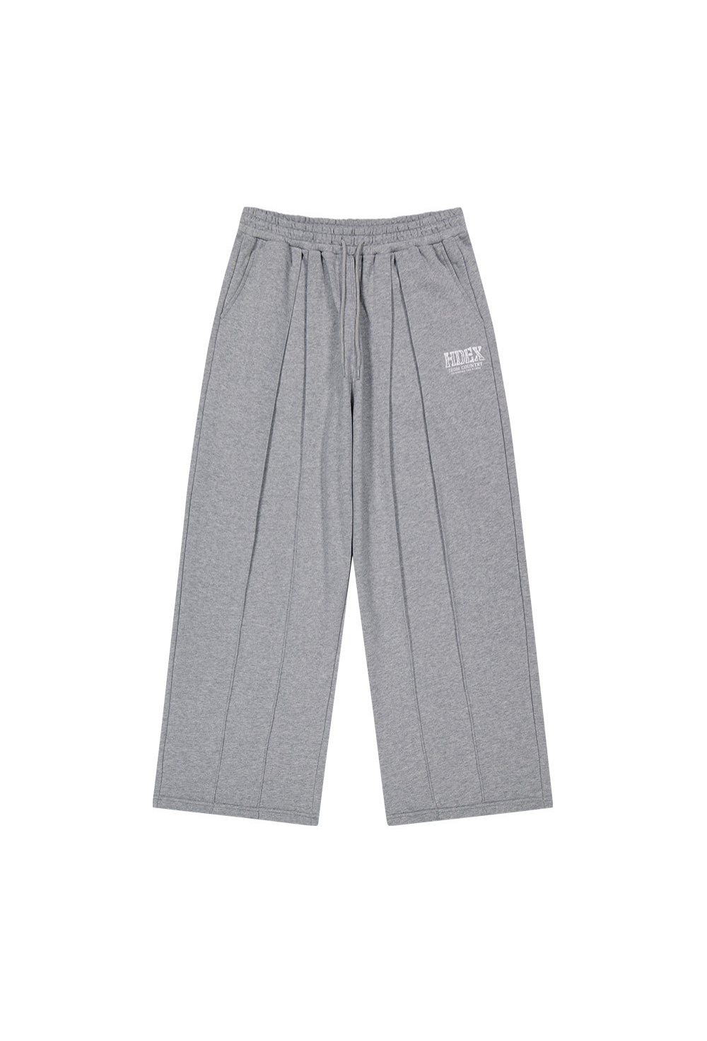 HDEX Celana Korea Olahraga Core Deep Tuck Sweat Pants Melange Gray Pria Fitness