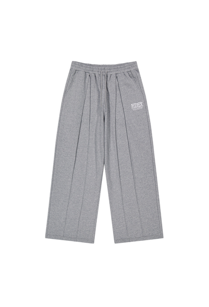 HDEX Celana Korea Olahraga Core Deep Tuck Sweat Pants Melange Gray Pria Fitness