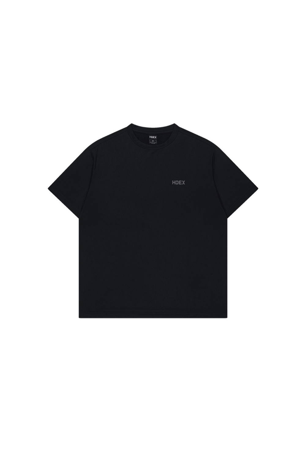 HDEX Baju Korea Olahraga Air Dry Short Sleeve Black Pria Fitness