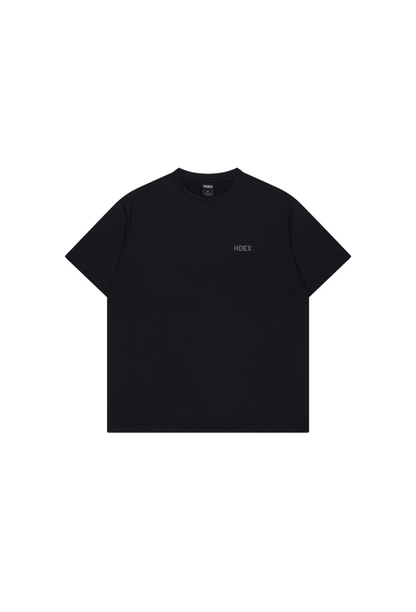 HDEX Baju Korea Olahraga Air Dry Short Sleeve Black Pria Fitness