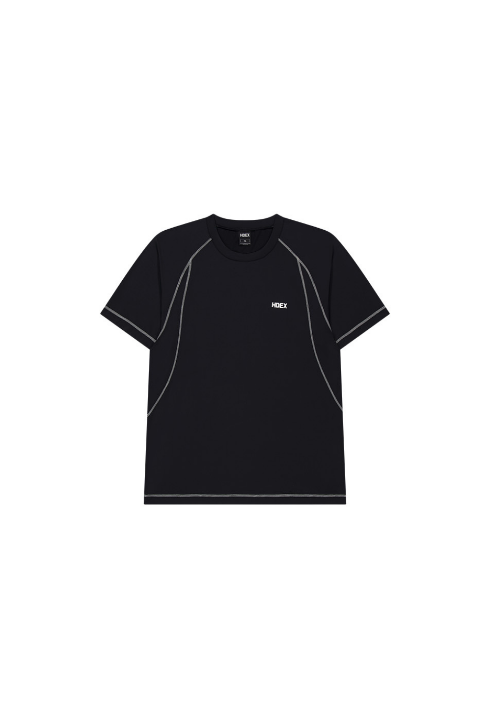 HDEX Baju Korea Olahraga Pro Muscle Fit Compression Short Sleeve Black Pria Fitness