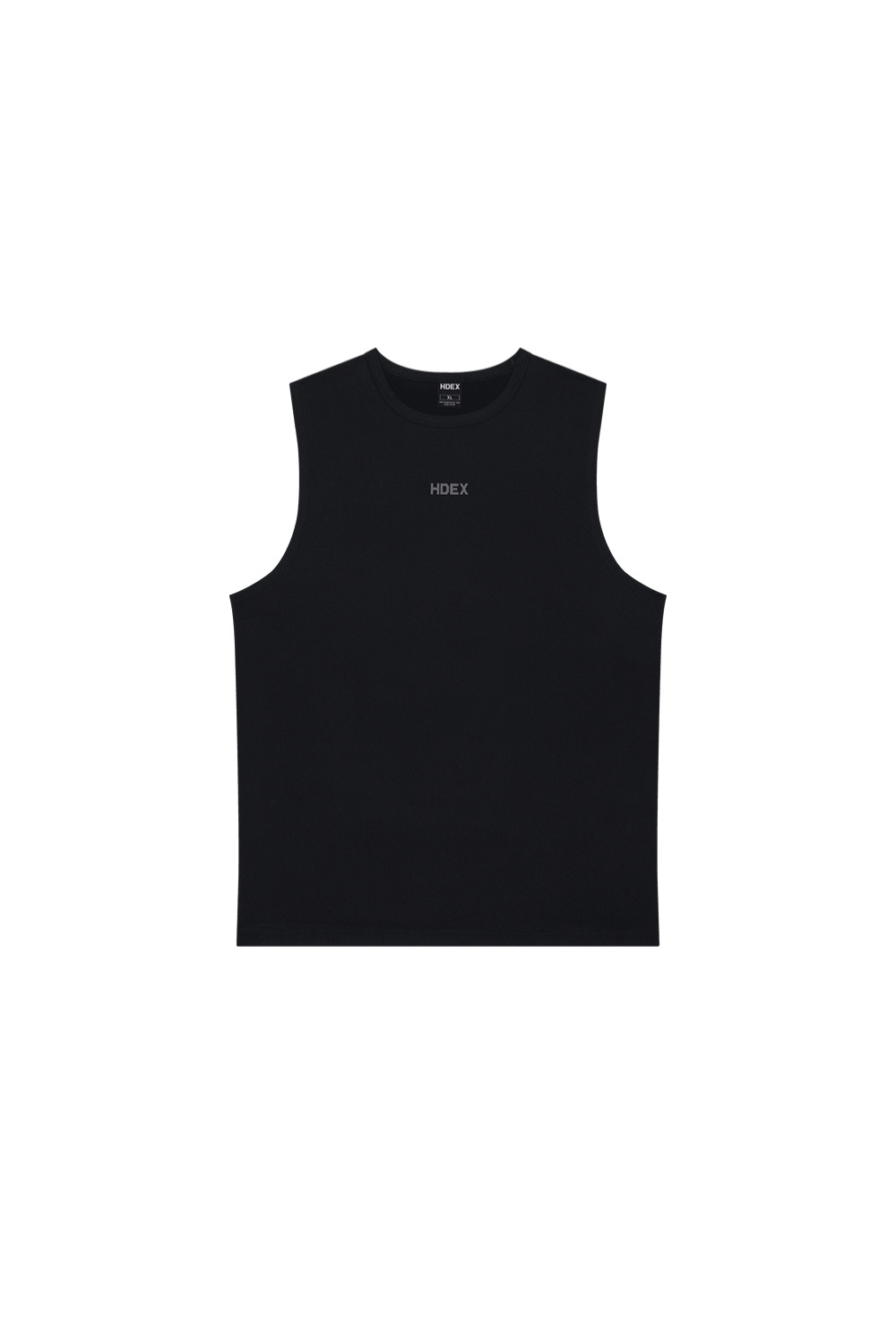 HDEX Baju Korea Olahraga Air Dry Short Sleeveless Black Pria Fitness