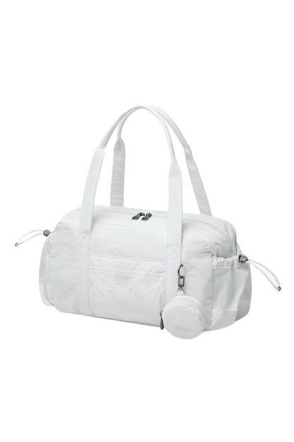 HDEX Glossy Pouch Duffle Bag White