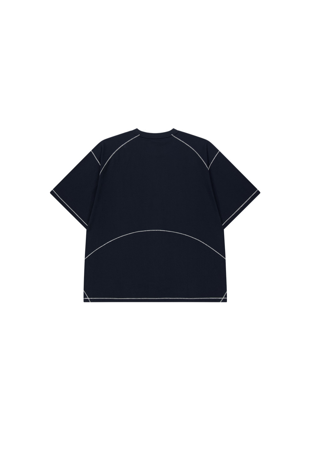 HDEX Baju Korea Olahraga Mega Wide Short Sleeve Navy Pria Fitness