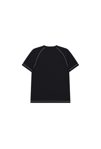 HDEX Baju Korea Olahraga Pro Muscle Fit Compression Short Sleeve Black Pria Fitness