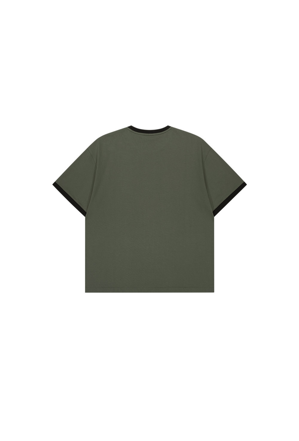 HDEX Baju Korea Olahraga LVS Club Short Sleeve Khaki Pria Fitness